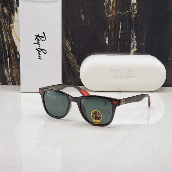 RB Black & Black 4287 Square Alluminium Trendy Hot Favourite Wintage Sunglass For Unisex.