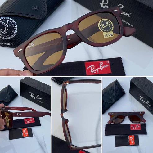 RB Brown & Brown 2140 Wayfarer Trendy Hot Favourite Wintage Sunglass For Unisex.