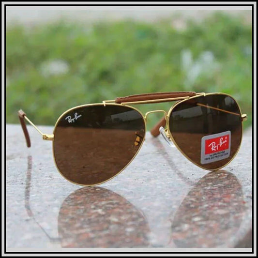 RB Brown & Gold ( 3422 ) New 26-mm Men's Sunglass