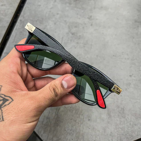 RB New Stylish Brown & Black 4195 Square Sunglass For Unisex