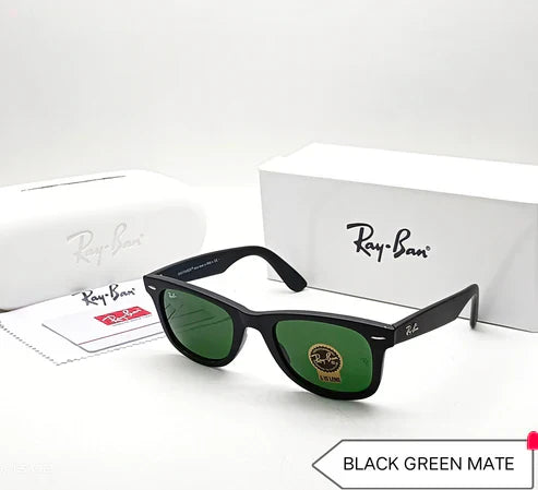 RB Green-Black 2140 Square Trendy Hot Favourite Wintage Sunglass For Unisex.